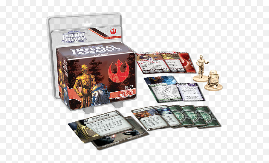 Star Wars Fantasy Flight Gamesimperial Assault C3p0 And - Star Wars Imperial Assault R2 D2 And C 3po Ally Pack Png,C3po Png