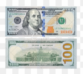 Us 100 Dollar Bill - Front And Back png