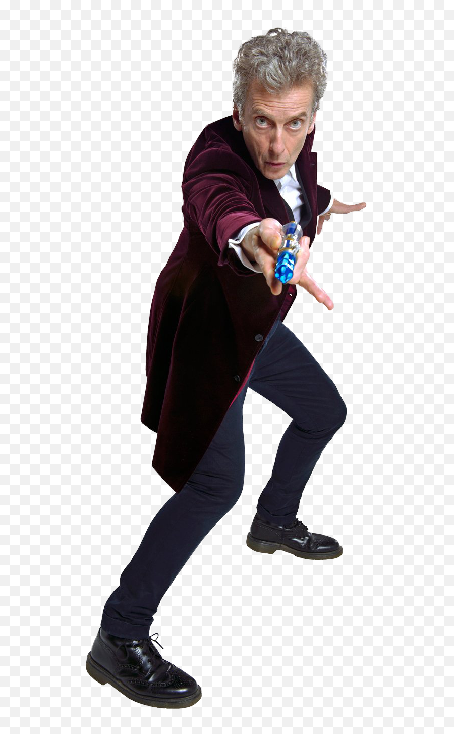 Free Doctor Who Transparent Download Clip Art - 12th Doctor With Sonic Screwdriver Png,Doctor Who Transparent