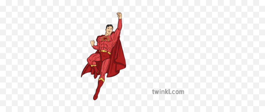 Super Hero Strength Red Cape Mps Ks2 - Superman Png,Superman Cape Logo