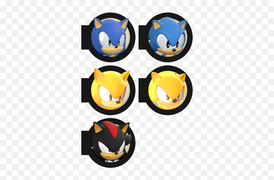 Pc Computer - Sonic Forces Playable Character Icons Cartoon Png,Sonic Forces Logo