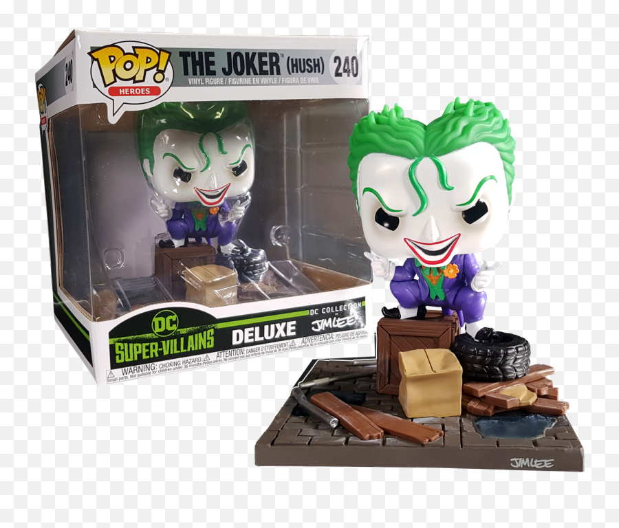 Comic Moments Vinyl - Funko Pop Joker Hush Png,Batman Joker Logo