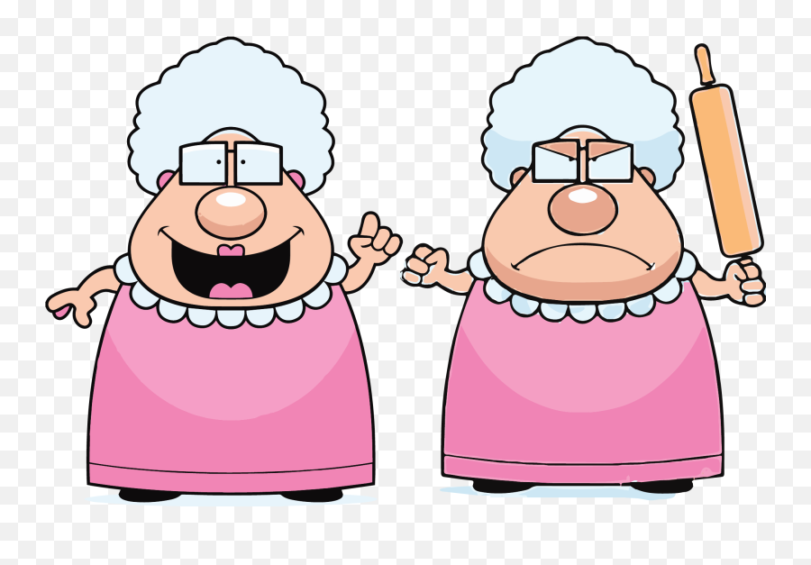 Cartoon Grandma Png Image - Cartoon Eat Grandma,Grandma Png
