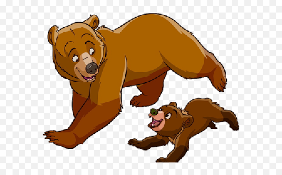Disney Brother Bear Clip Art Images Galore 2 - Mother And Baby Bear Cartoon Png,Bear Transparent