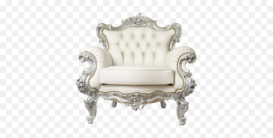 White Chair Psd Furniture Decor - Transparent Royal Chair Png,King Chair Png