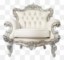 White Chair Psd Furniture Decor - Transparent Royal Chair Png,King Chair Png