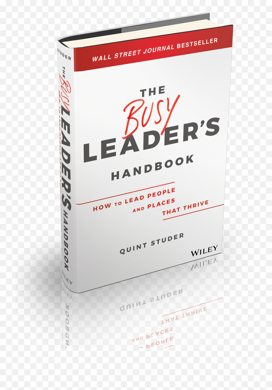 Quint Studer Busy Leaders Handbook Wall Street Journalu0027s - Box Png,Wall Street Journal Logo Png