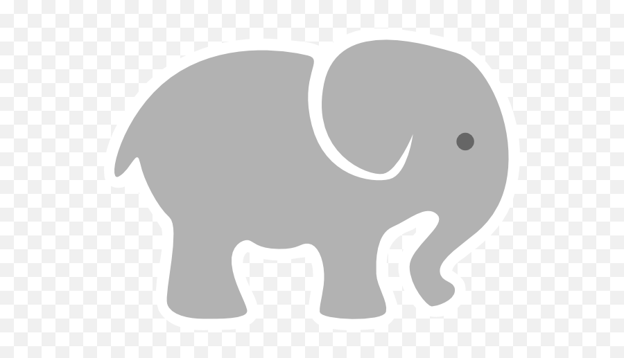 Baby Elephant Clipart Png 2 Image - Silhouette Elephant Baby Svg,Elephants Png