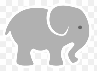 Baby Elephant Clipart Png 2 Image - Silhouette Elephant Baby Svg,Elephants Png