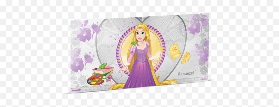 Disney Princess - Rapunzel 5g Silver Coin Note New Zealand Silver Coin Png,Rapunzel Transparent