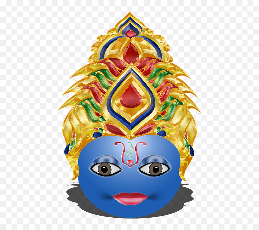 Graphic Vishnu Hindu - Free Vector Graphic On Pixabay Ravan Crown Png,Hindu Png