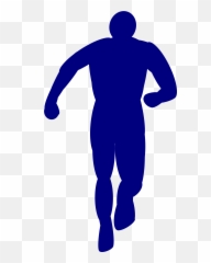 Download People - Running Man Clip Art PNG Image with No Silhouette Back