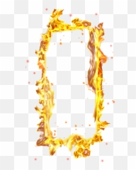 Download Fire Border Png - Transparent Background Art