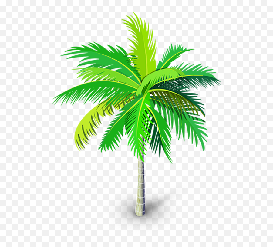 Free Download High Quality Palm Tree Vector Png Clip Art - Palm Tree Png Vector,Palmtree Png
