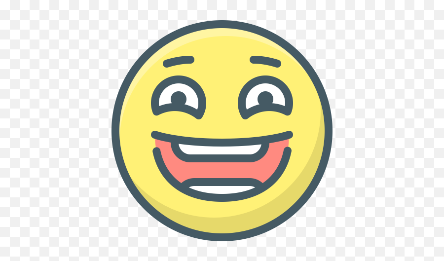 Face Laughter Lol Positive Smile Smiley Icon - Place Png,Lol Face Png