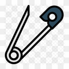 Safety Pin Icon - Number png