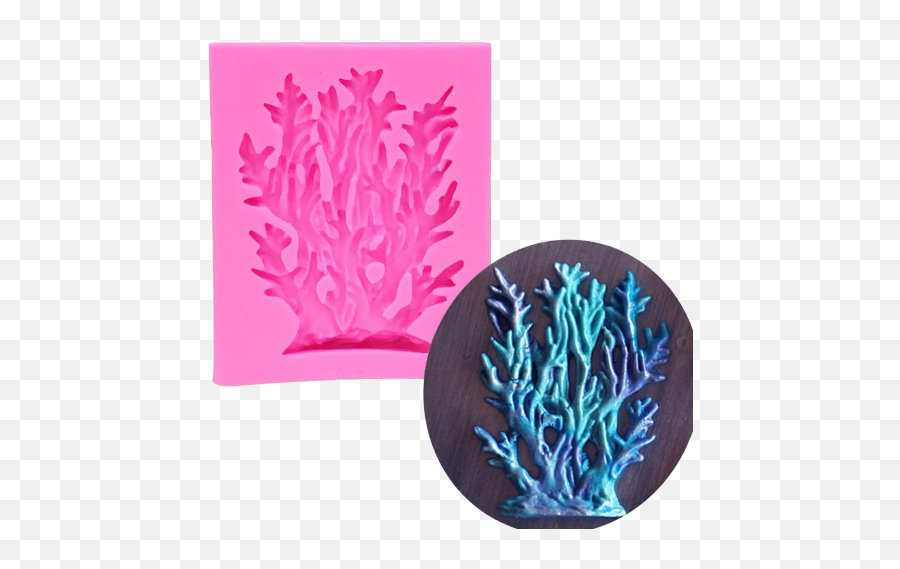 Coral Reef Sea Grass Under The Silicone Mould 45x6cm - Molde Silicona Algas Png,Coral Reef Png