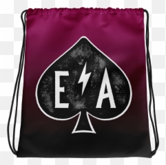 Drawstring Bag Green Eye Skull Logo - Messenger Bag Png,Green Eye Logo