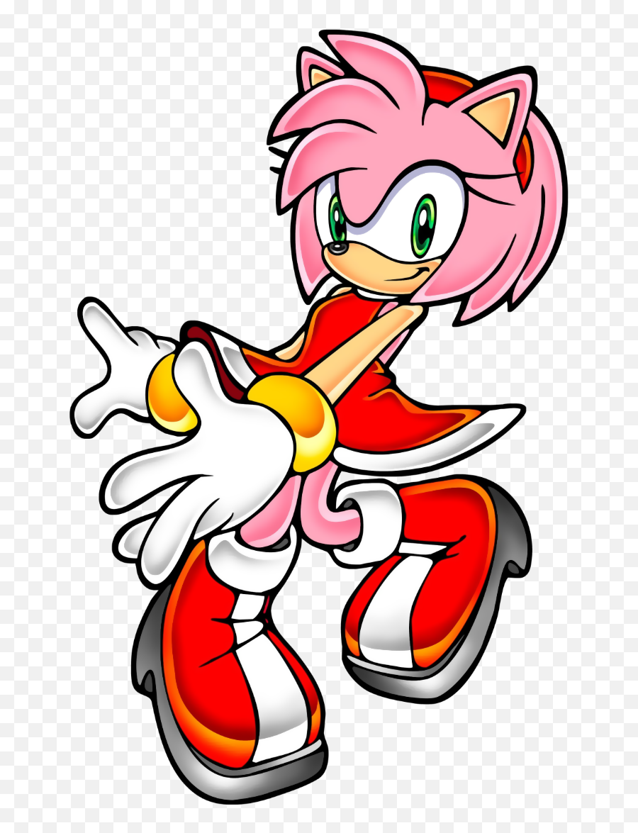 Download Amy Rose Sonic Advance 2 Hd - Amy Sonic Adventure 2 Art Png,Amy Rose Png
