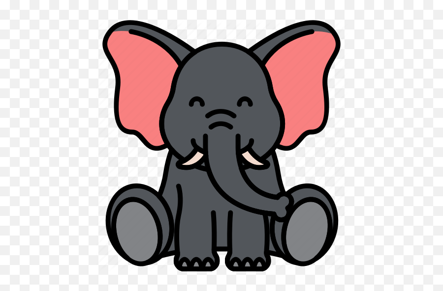 U0027animal - Vivid Volume 1u0027 By Flaticonscom Elephant Flat Icon Png,Dumbo Png