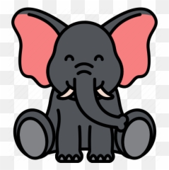 U0027animal - Vivid Volume 1u0027 By Flaticonscom Elephant Flat Icon Png,Dumbo Png