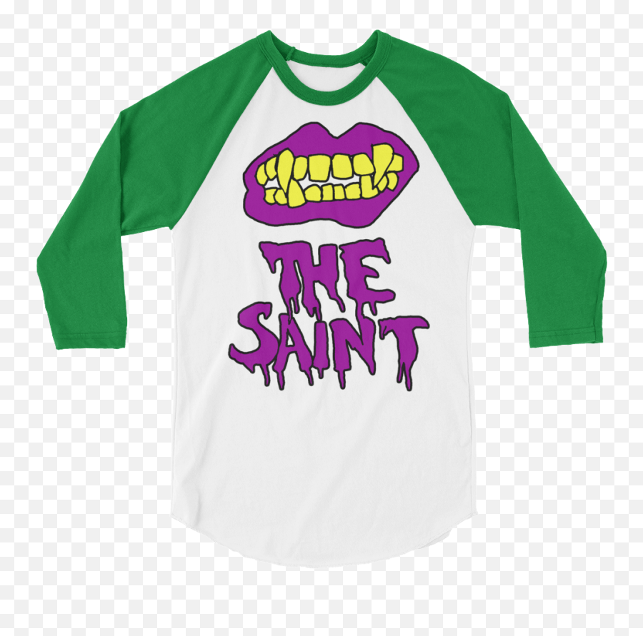 Saint Mardi Gras Baseball Tee U2014 Santos - Raglan Sleeve Png,Mardi Gras Png