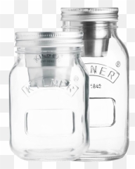 Download Hd Kilner - Kilner 500ml On The Go Jar Png,Jar Jar Binks Png