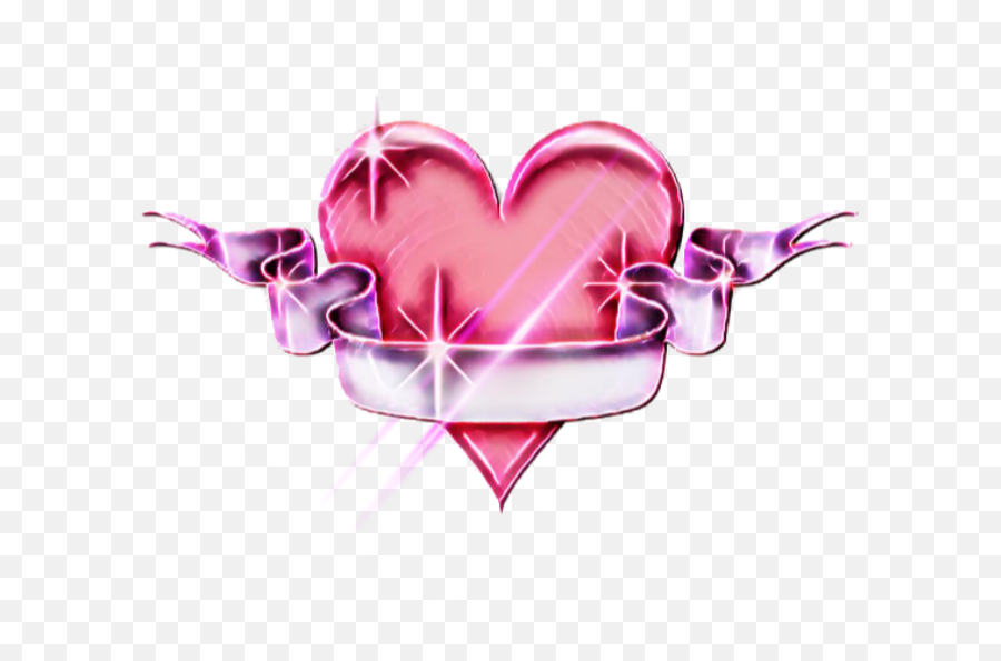 Light - Hearts With Banners Png,Light Pink Heart Png