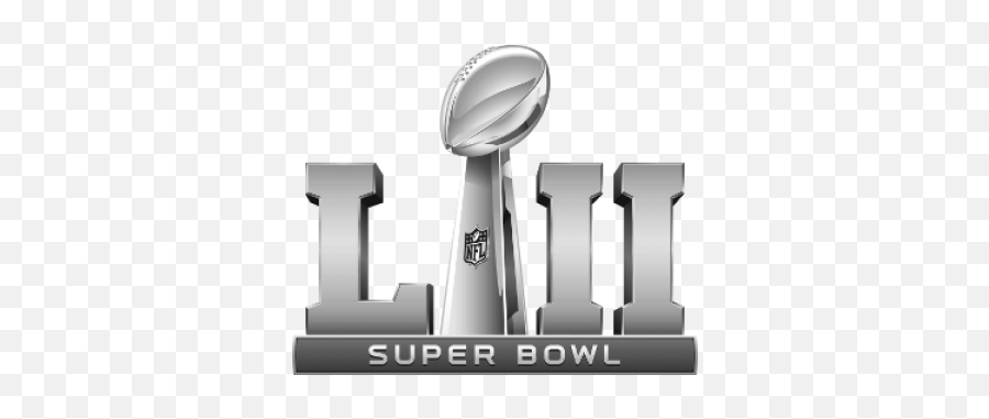 Super Bowl 52 Lii Football Display Cases - Super Bowl Lii Logo Png,Super Bowl Trophy Png