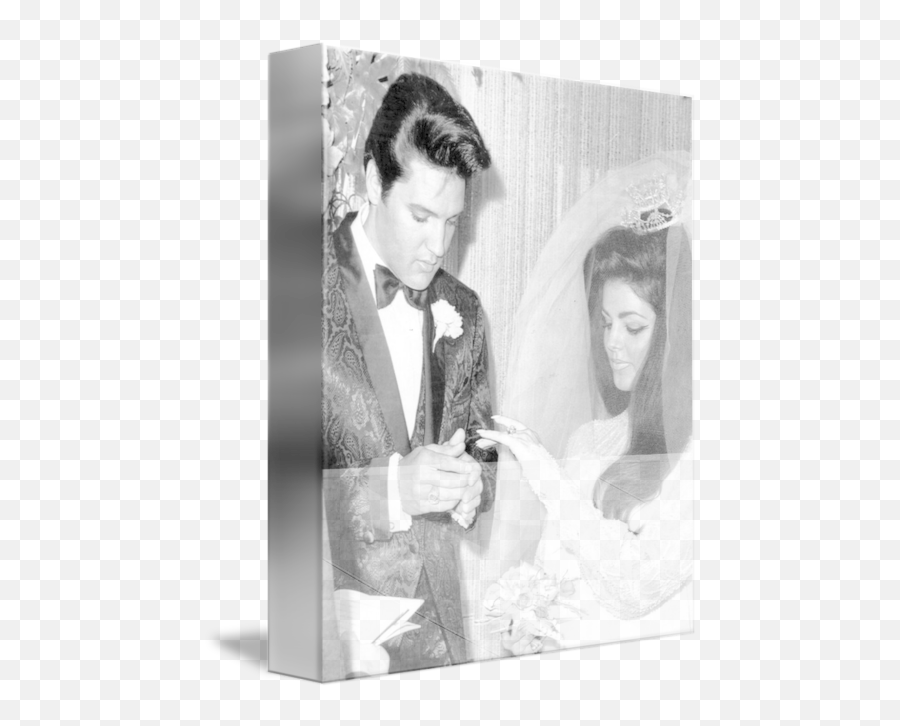 Elvis Presley By Retro Images Archive - Elvis And Priscilla Wedding Png,Elvis Presley Png