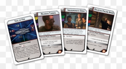Fantasy Flight Games Battlestar Galactica Daybreak - Board Crisis Cards png