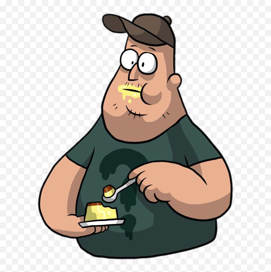 Gravity Falls Soos Ramirez Eating Pie - Soos From Gravity Falls Png,Eating Png