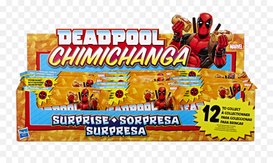 Marvel Deadpool Chimichanga Surprise With Mystery Filling - Deadpool Chimichanga Mystery Png,Deadpool Comic Png