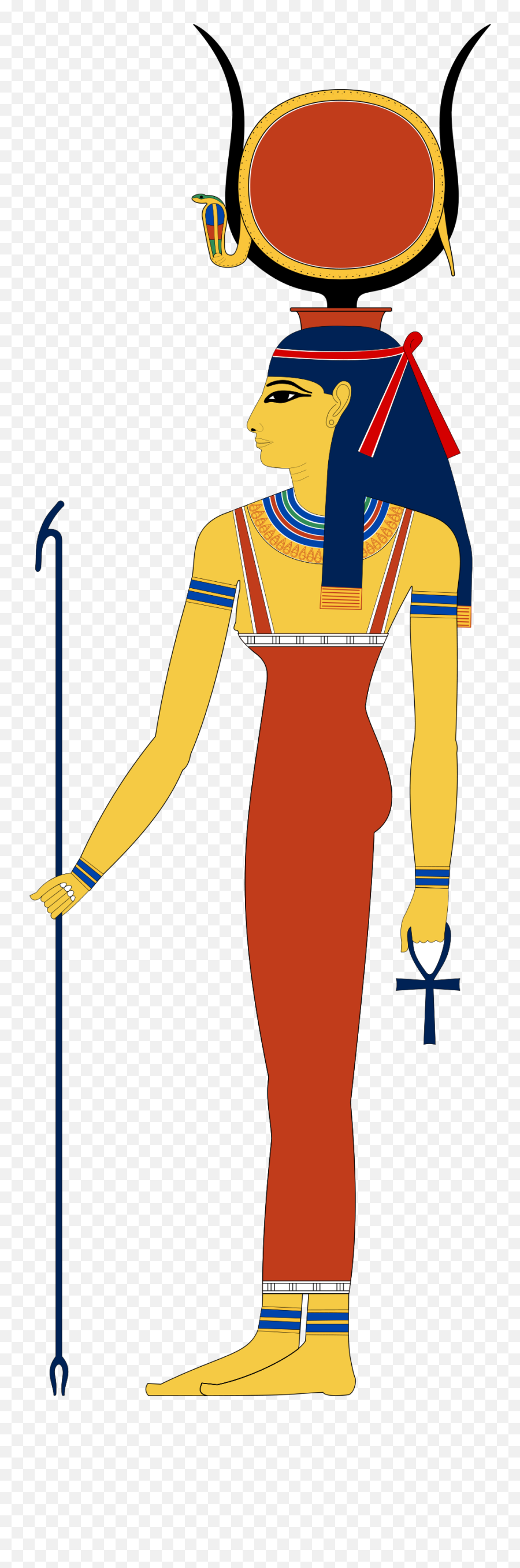 Hathor - Wikipedia Egyptian God Png,Eye Of Horus Png