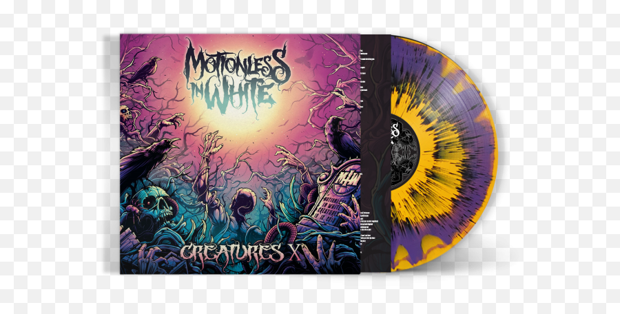 Motionless In White Have Announced The - Creatures Anniversary Vinyl Motionless In White Png,Motionless In White Logo