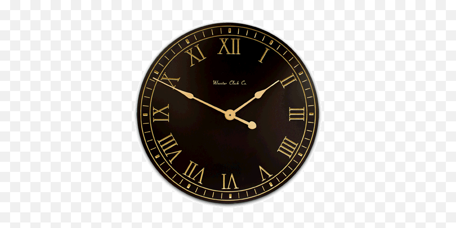 Gold Clock From Our Origianl Series Clocks - Wall Clock Png,Gold Clock Png