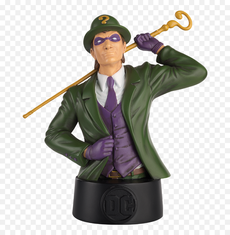 Batman Universe Collectoru0027s Bust Eaglemoss - Riddler Batman Universe Busts Png,Riddler Png