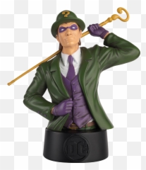 Batman Universe Collectoru0027s Bust Eaglemoss - Riddler Batman Universe Busts Png,Riddler Png