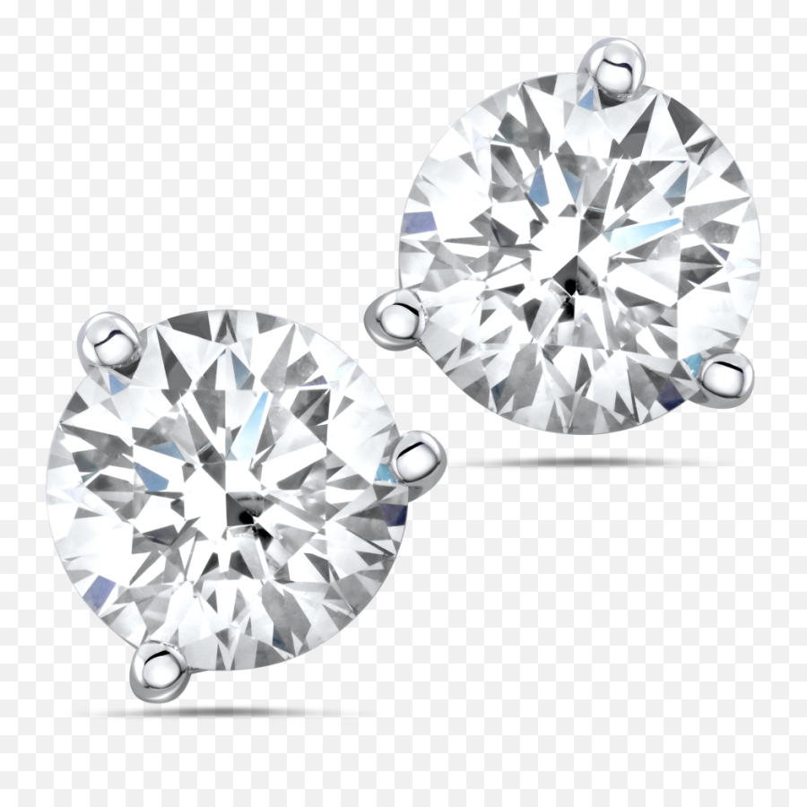 Diamond Earrings Studs Png Image - Diamond Earrings Transparent Background,Diamond Earring Png