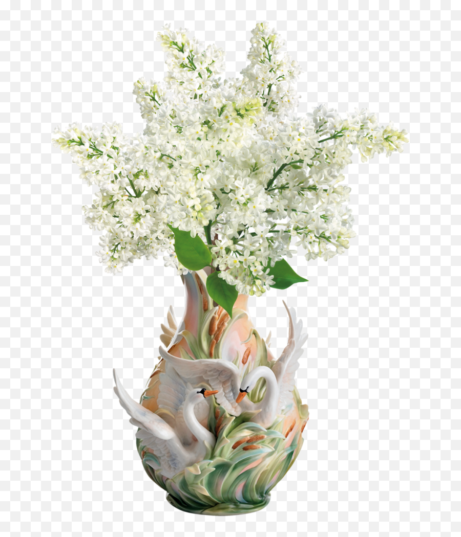 Beautiful Images Of Flower Vase Png - Swan Vase,Vase Png