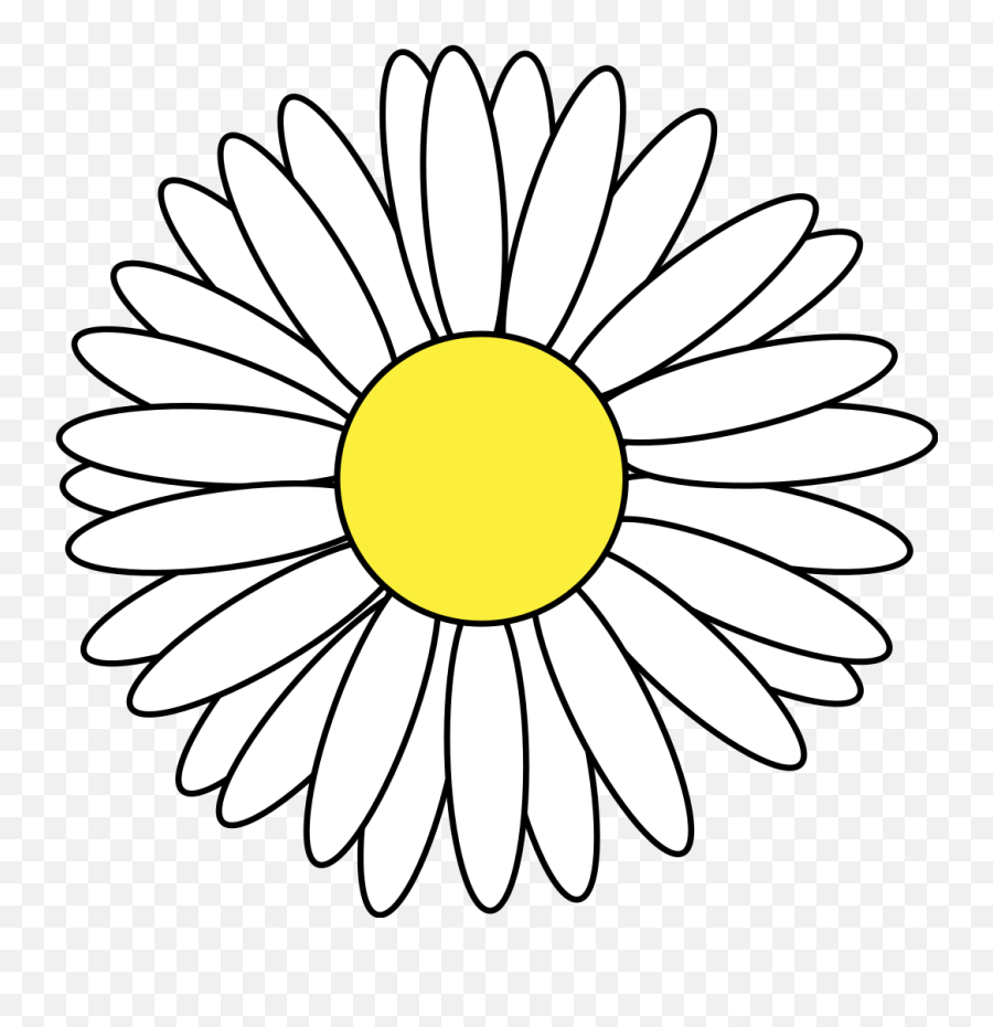 Daisy Svg Flower Vector - Margarita Png,Flower Icon Vector