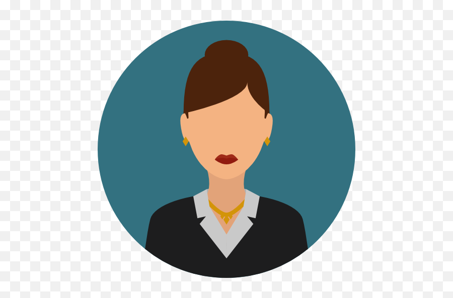 Business Woman Icon - Business Woman Avatar Png,Woman Transparent
