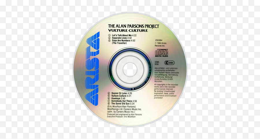 The Alan Parsons Project Music Fanart Fanarttv - Optical Disc Png,Spotify Vulture Culture Pop Icon Album