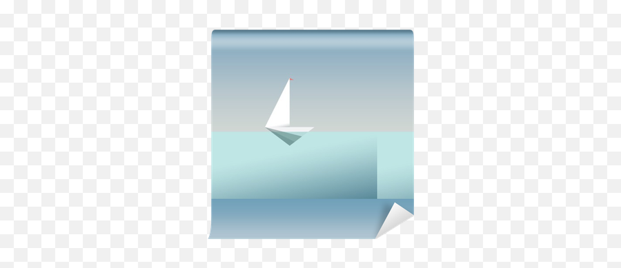 Wallpaper Yacht Icon Symbol In Modern Low Poly Style Summer - Sailing Png,Icon Poly