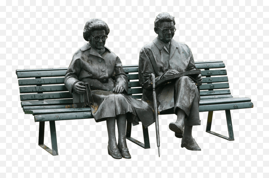 Couple Old People Sitting - Old Folks Are Worth A Fortune Png,People Sitting Png
