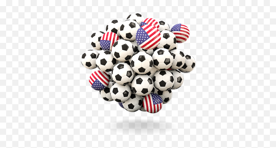 Pile Of Footballs Illustration Flag United States - Flag Png,Pile Icon