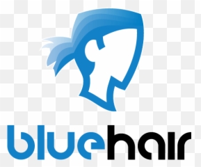 Blue Hair Logo - Graphic Design png