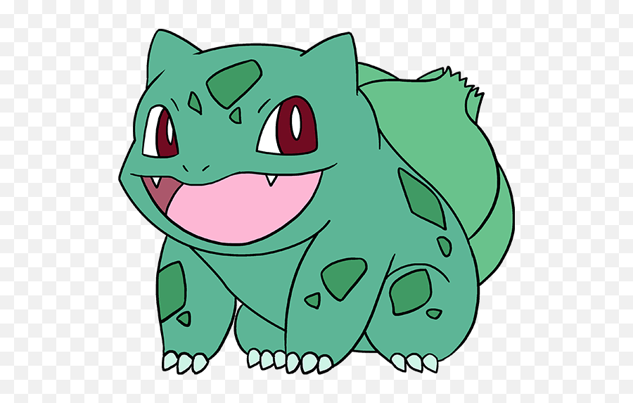 How To Draw Bulbasaur Pokémon - Really Easy Drawing Tutorial Bulbasaur Drawing Png,Bulbasaur Icon