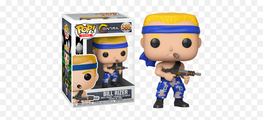 Pop Video Games U2013 Skyfox - Funko Pop Contra Bill Png,Mass Effect Andromeda Jaal Friendship Icon