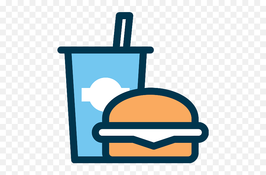 Soda And Burger Icon Transparent Png - Stickpng System Services,Cheeseburger Icon